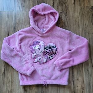 My Little Pony Girls L (10-12) Plush Hoodie